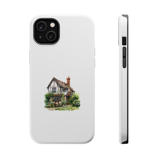 Magnetic Phone Cases, Whimsical Cottage Design, Unique Gift, Phone Accessory, Artful Cases for Nature Lovers, Customized Options