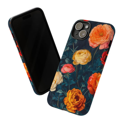 Floral Phone Case, Tough Cases for Phone Protection, Gift for Flower Lovers, Floral Designs, Spring Decor