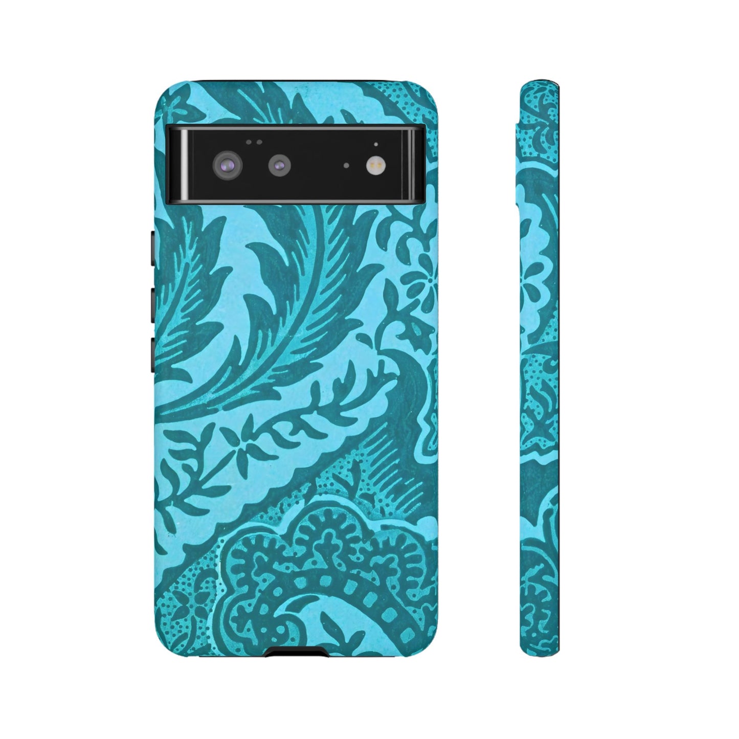 Protective Phone Case with Elegant Teal Design, Tough Cases, Floral Phone Cover, Stylish Smartphone Protection, Gifts for Her, Trendy [...]