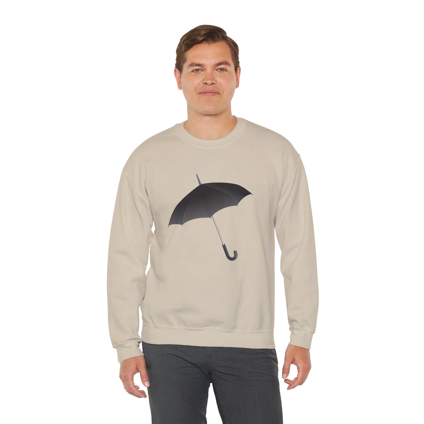 Unisex Heavy Blend™ Crewneck Sweatshirt Adorable - Regal Royal Umbrella