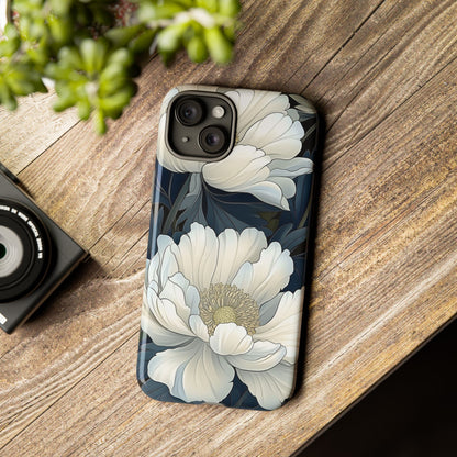 Elegant Floral Phone Case, Floral iPhone Cover, Flower Art Phone Case, Eco-Friendly Mobile Protection, Tough & Stylish Phone Case