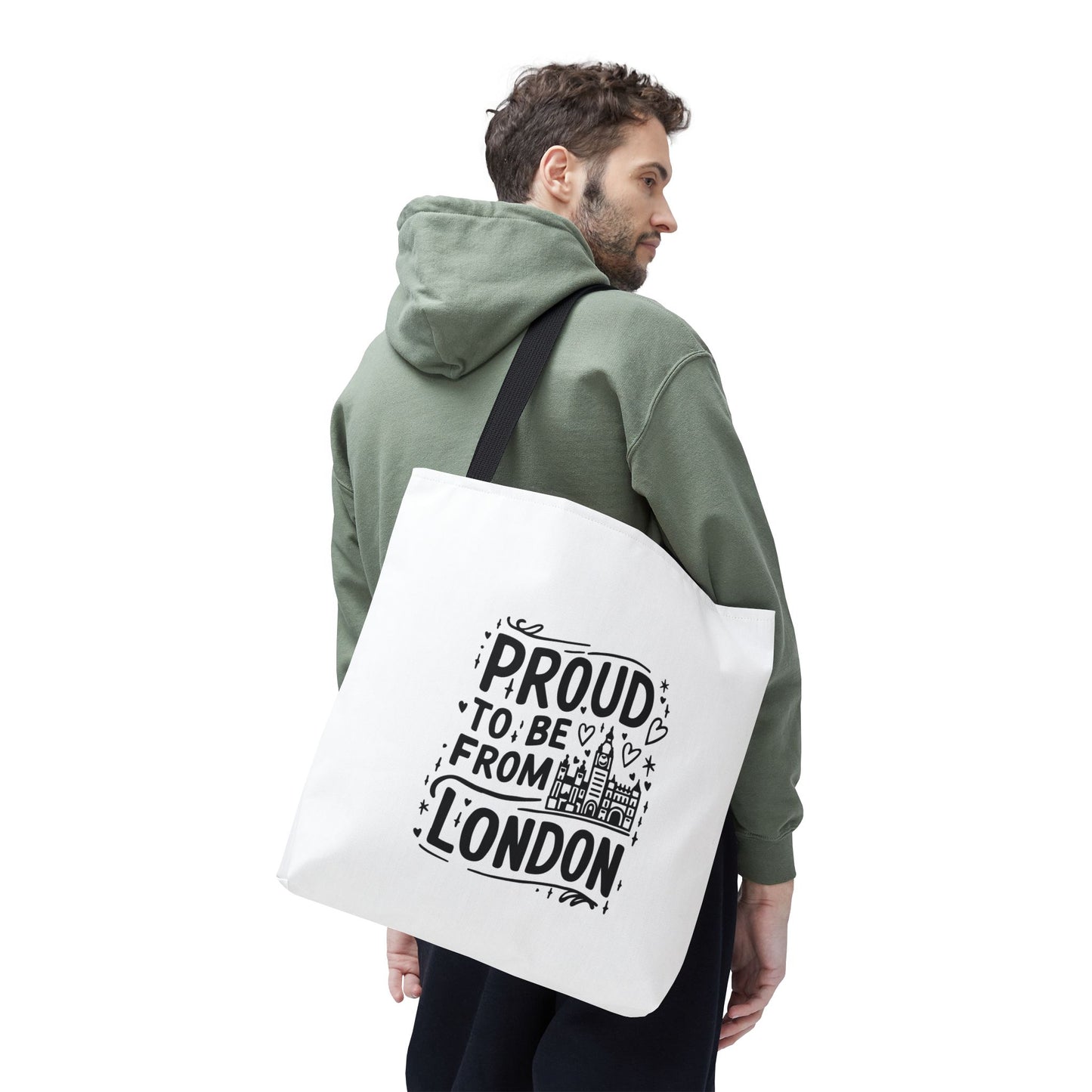 Proud London Tote Bag, Stylish Shopping Bag, Gift for Londoners, Travel Tote, Eco-Friendly Accessory, City Pride