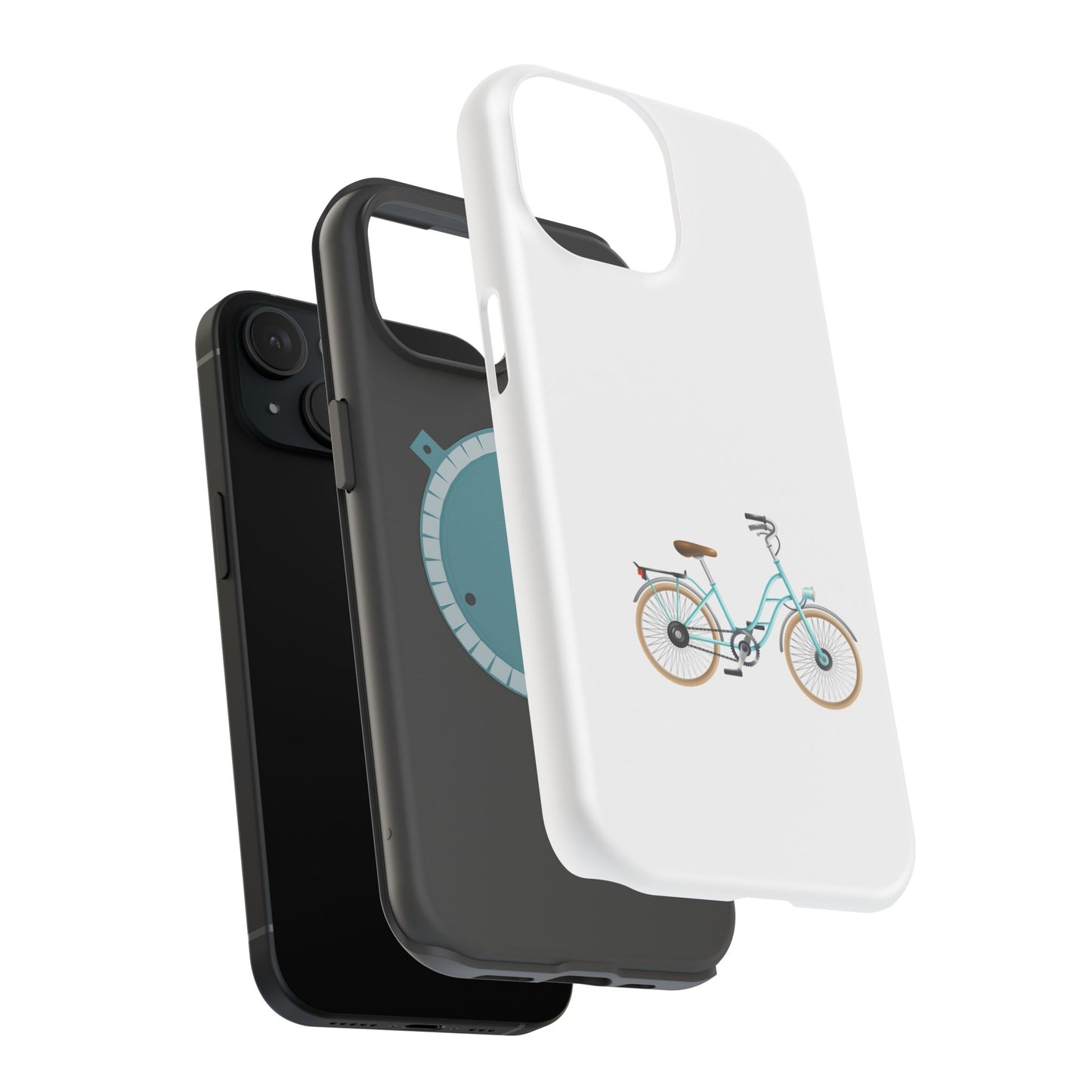 Charming Bicycle Magnetic Tough Case, Fun Phone Cover, Bike Lover Gift, Unique Mobile Accessory, Perfect for Fall and Spring Adventures