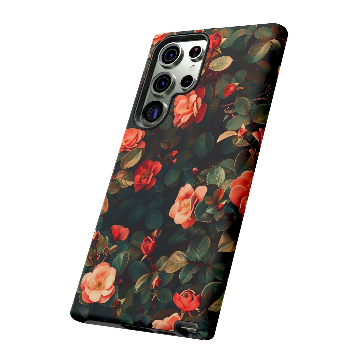 Floral Phone Case - Elegant Floral Design, Tough Protective Case, Perfect Gift for Her, Trendy Phone Accessories, Mother’s Day, Birthday