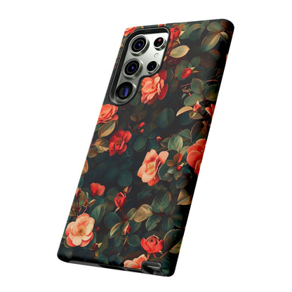 Floral Phone Case - Elegant Floral Design, Tough Protective Case, Perfect Gift for Her, Trendy Phone Accessories, Mother’s Day, Birthday
