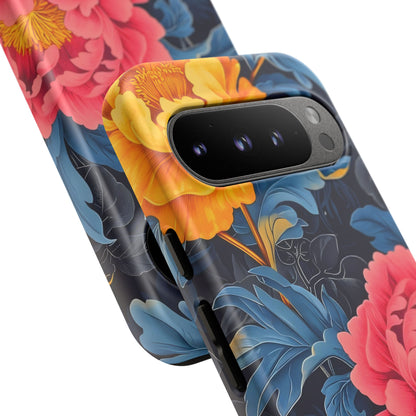 Floral Phone Case, Tough Cases, Stylish Mobile Cover, Gifts for Her, Phone Accessories, Unique Flower Design