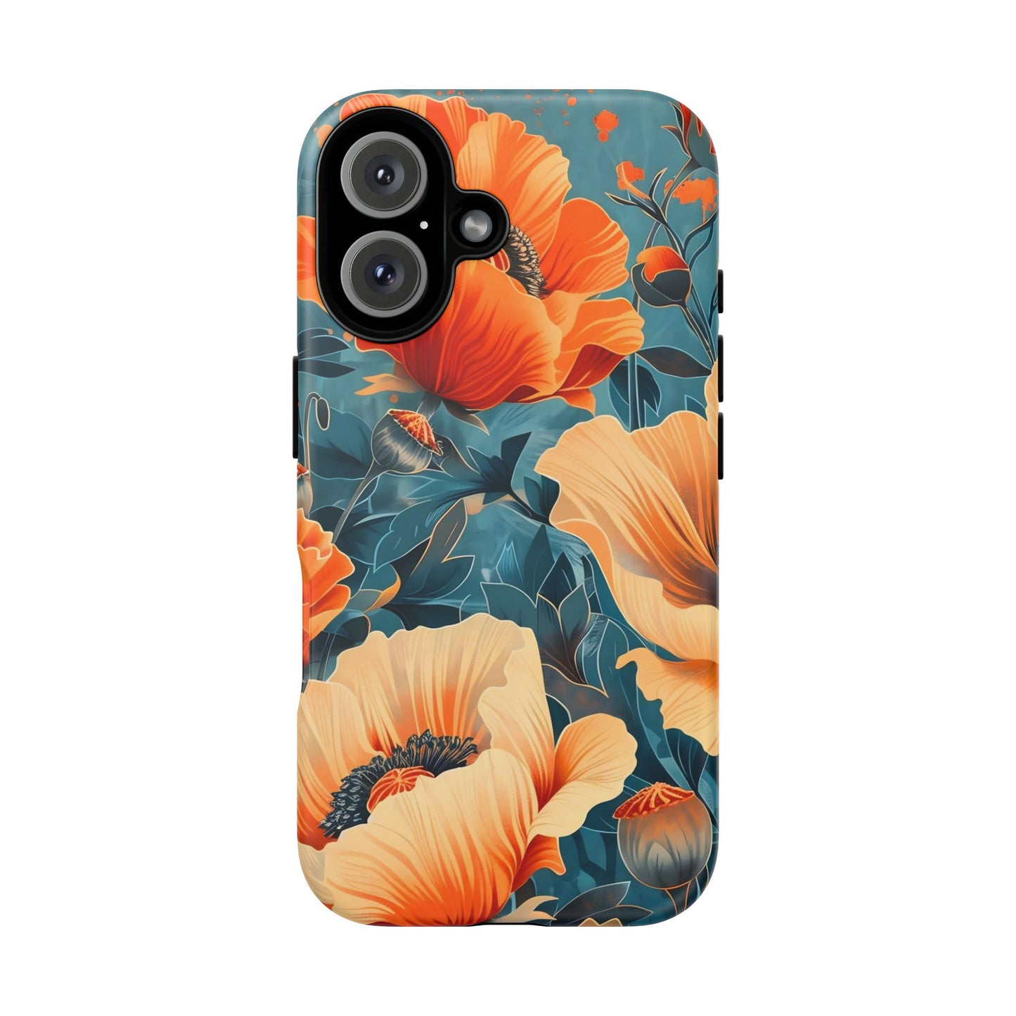 Floral Phone Case, Tough Cases for Protection and Style, Spring Aesthetic, Gift for Her, Phone Accessory for Nature Lovers