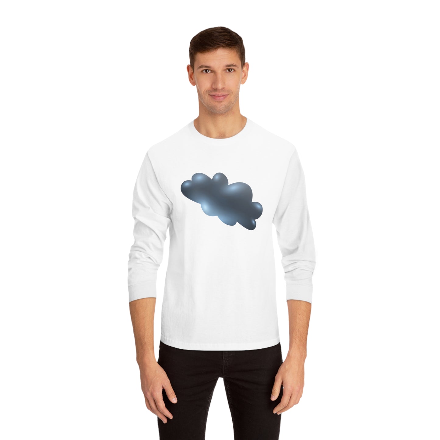 Unisex Classic Long Sleeve T-Shirt - Serene Cloudscape - Dreamy Cloud Design