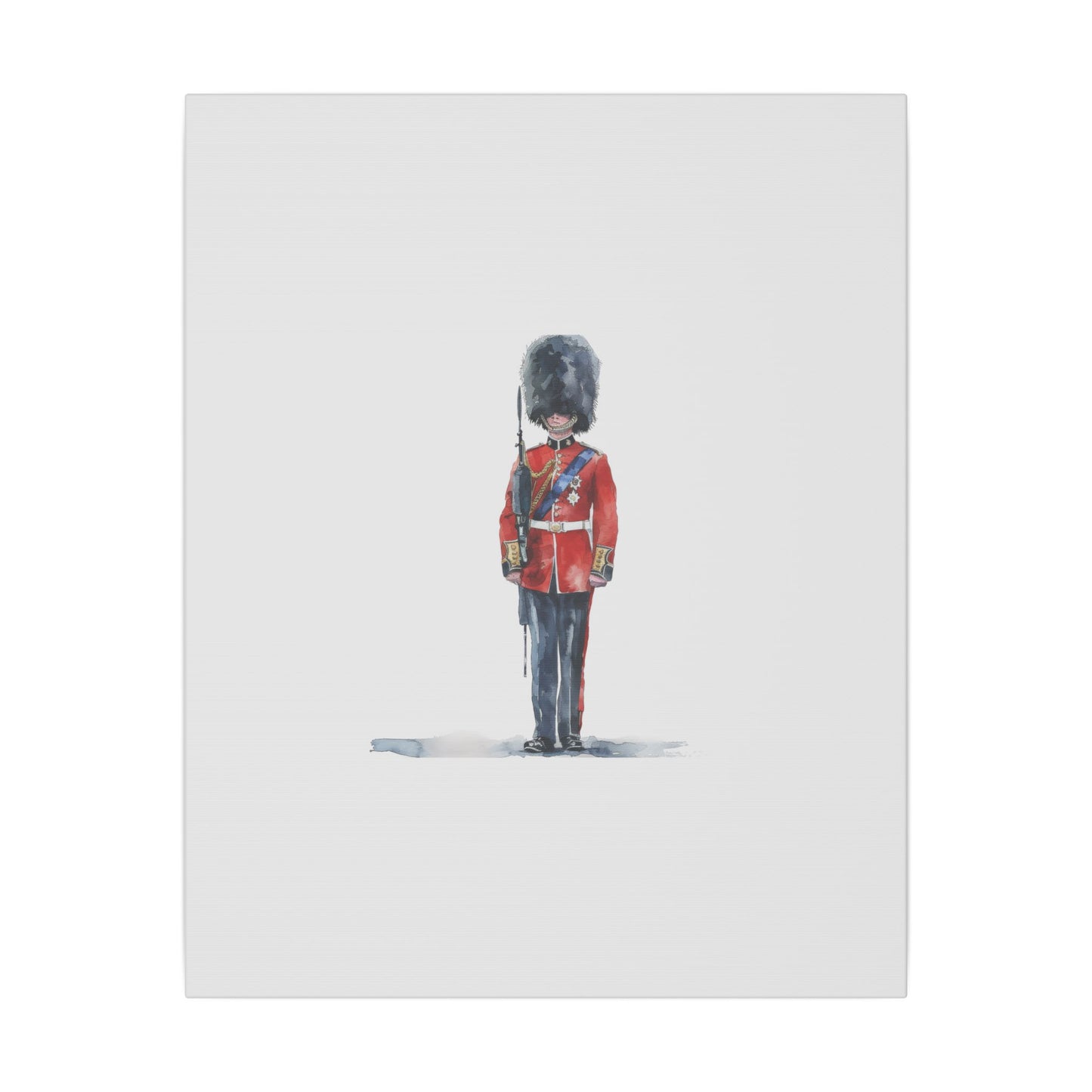 Royal Guard Canvas Art Print, British Soldier Wall Decor, Home Decoration, Gift for History Lovers, Art for Offices, Unique Wall Gallery