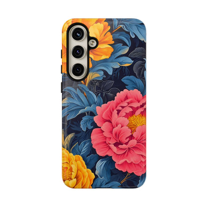 Floral Phone Case, Tough Cases, Stylish Mobile Cover, Gifts for Her, Phone Accessories, Unique Flower Design