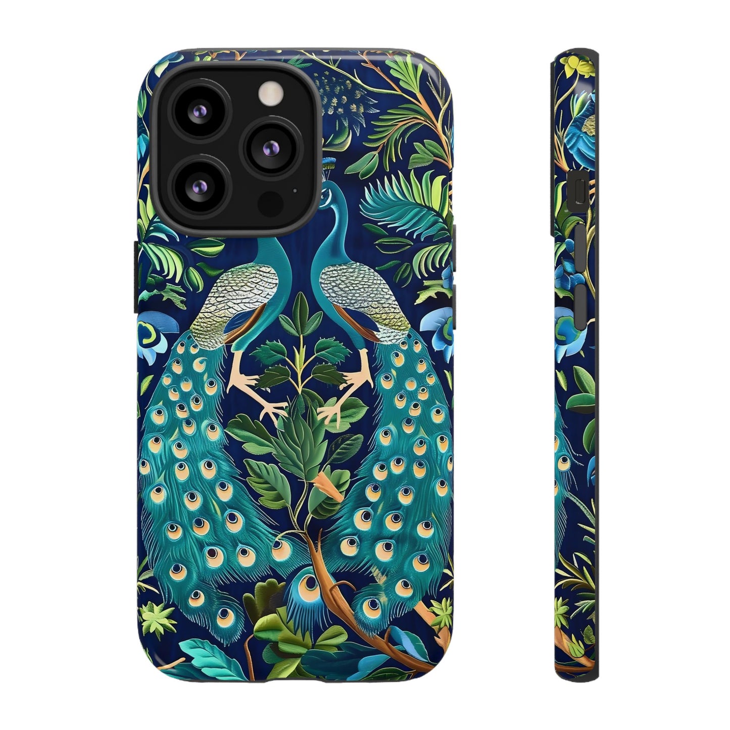 Peacock Tough Phone Case - Colorful Protective Cover, Nature Lover Gift, Stylish Accessory for Celebrations