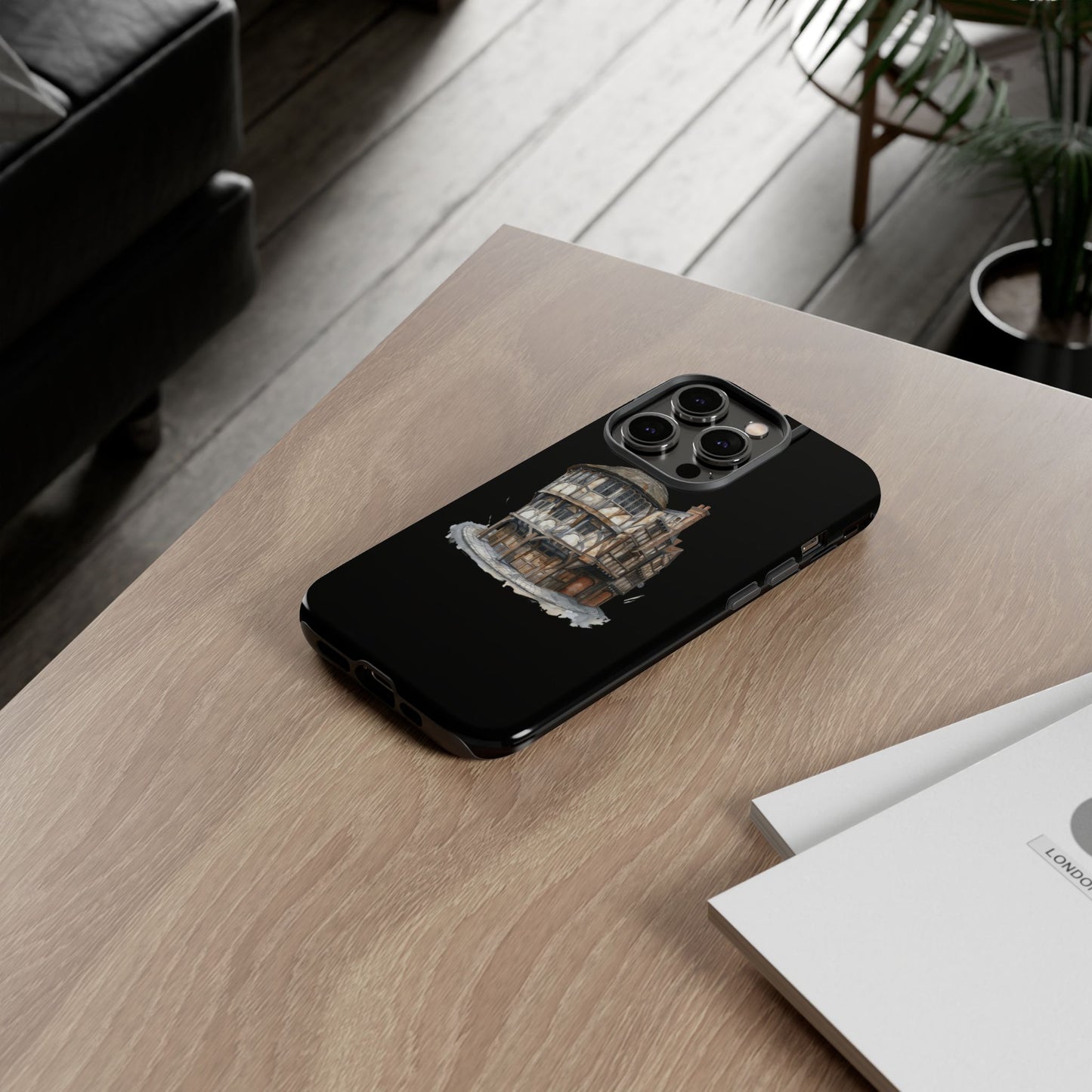 Stylish Phone Case featuring Unique Building Design, Art Lover Gift, Durable Phone Cover, Trendy Gadget Accessory, Unique Gift for Her