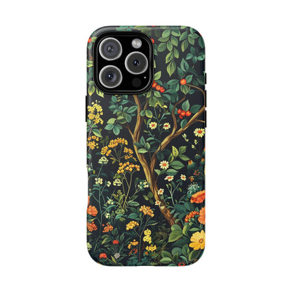 Floral Phone Case - Tough Cases, Colorful Nature Design, Gift for Flower Lovers, Phone Accessory, Unique Cell Phone Cover