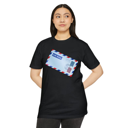 Unisex CVC Jersey T-shirt - Vintage British Air Mail - Classic Postal