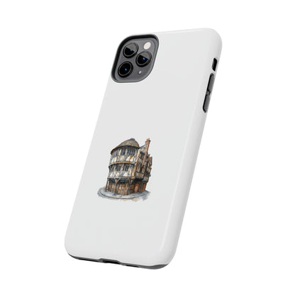 Artistic Tough Phone Case - Vintage Architectural Design