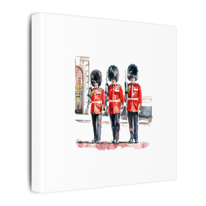 Royal Guards Canvas Print, British Wall Art, Home Decor, Unique Gift, London Culture