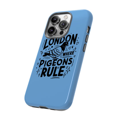 London Pigeon Phone Case, Urban Art Accessory, Tough Phone Cover, Gift for Bird Lovers, London Souvenir, Unique Cell Phone Case
