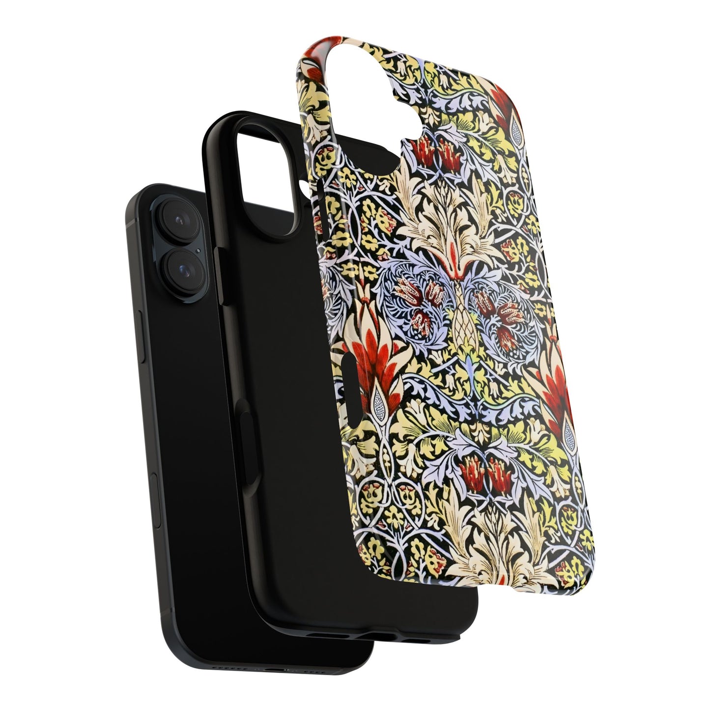 Stylish Phone Case - Floral Design, Tough Cases, Gift for Her, Phone Accessories, Trendy Tech, Unique Cell Phone Cover