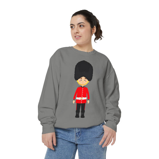 Unisex Garment-Dyed Sweatshirt - The Scarlet Soldier - Bodmin Keep Museum