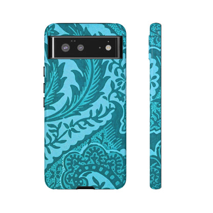 Protective Phone Case with Elegant Teal Design, Tough Cases, Floral Phone Cover, Stylish Smartphone Protection, Gifts for Her, Trendy [...]