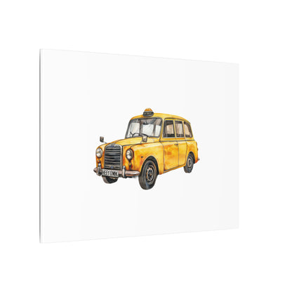 Vintage Taxi Matte Canvas, Stretched, 0.75" (Multi-Size)