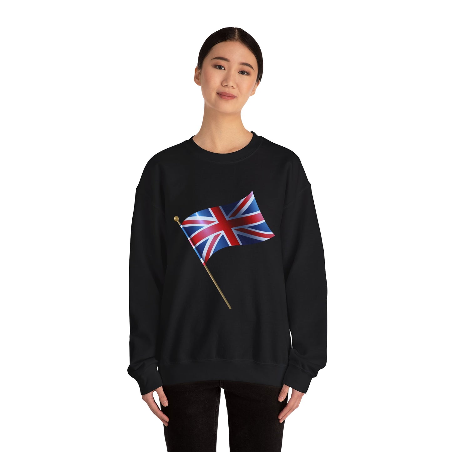 Unisex Heavy Blend™ Crewneck Sweatshirt - Flying the Flag - The British Union Jack