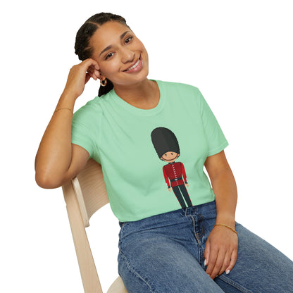 Unisex Softstyle T-Shirt - The Scarlet Guard - Iconic British Soldier