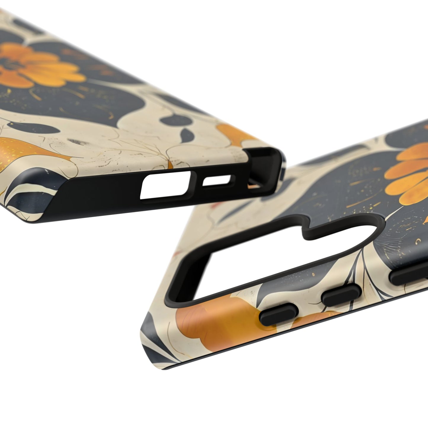 Floral Phone Case - Tough Cases, Botanical iPhone Cover, Vintage Flower Design, Durable Smartphone Protection, Unique Gift Idea