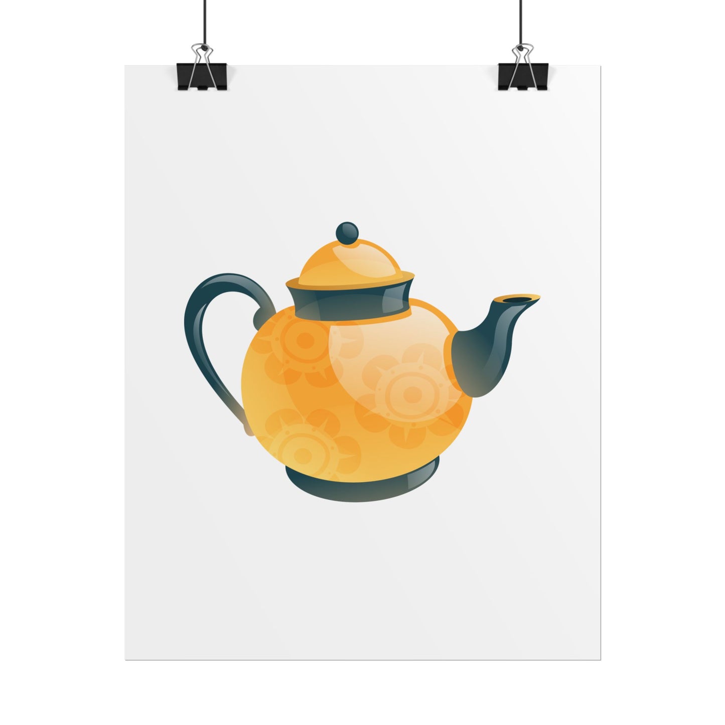 Vintage Tea Pot Rolled Posters