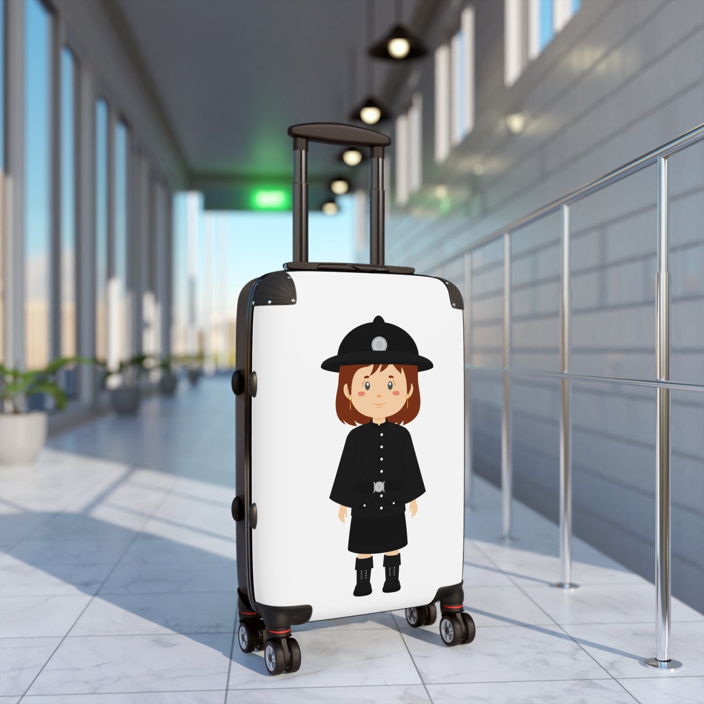 Female British Police Officer - Suitcase