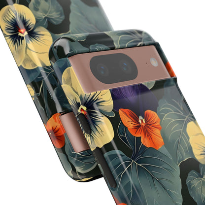 Tough Cases Floral iPhone Case, Tough Phone Cover, Stylish Floral Design, Gift for Her, Summer Vibe, Durable Protective Case