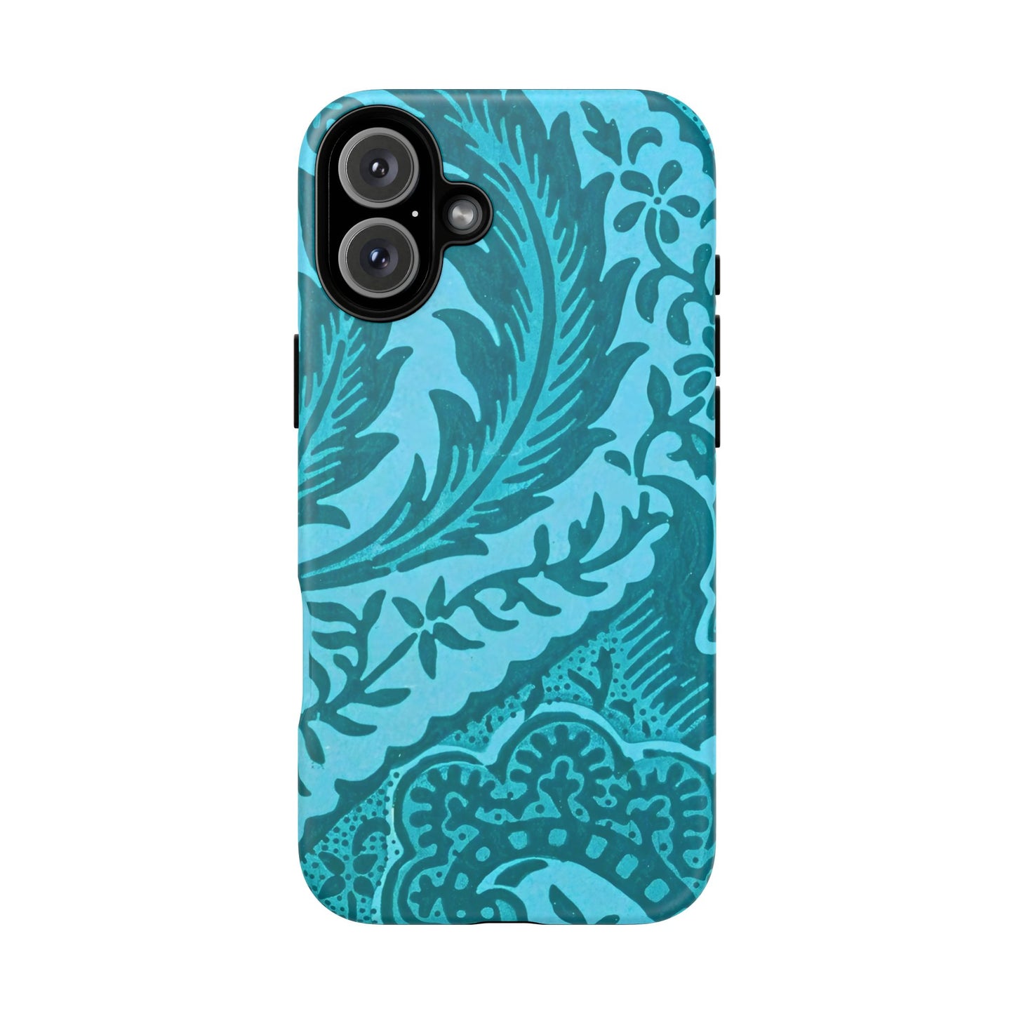 Protective Phone Case with Elegant Teal Design, Tough Cases, Floral Phone Cover, Stylish Smartphone Protection, Gifts for Her, Trendy [...]