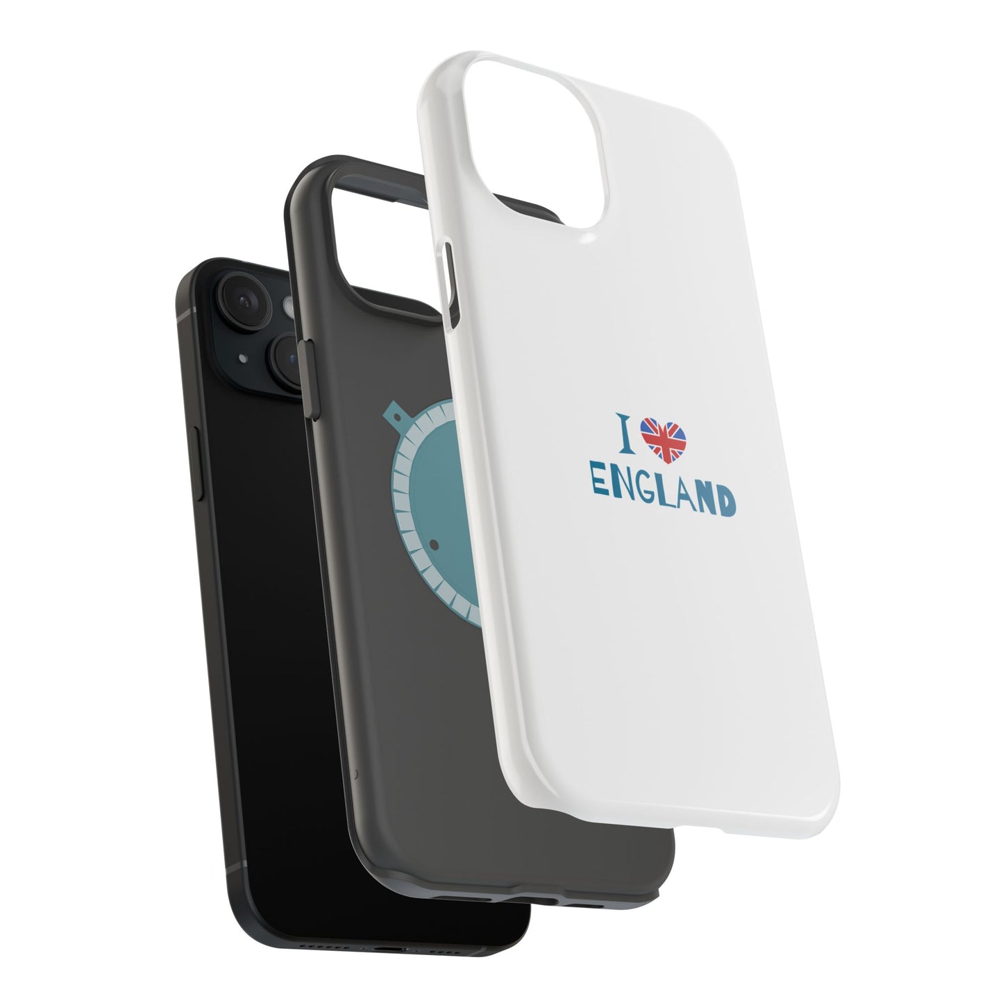I Love England Magnetic Tough Cases, Phone Cover, Gift for Travelers, Souvenir, England Pride, Durable Phone Protection