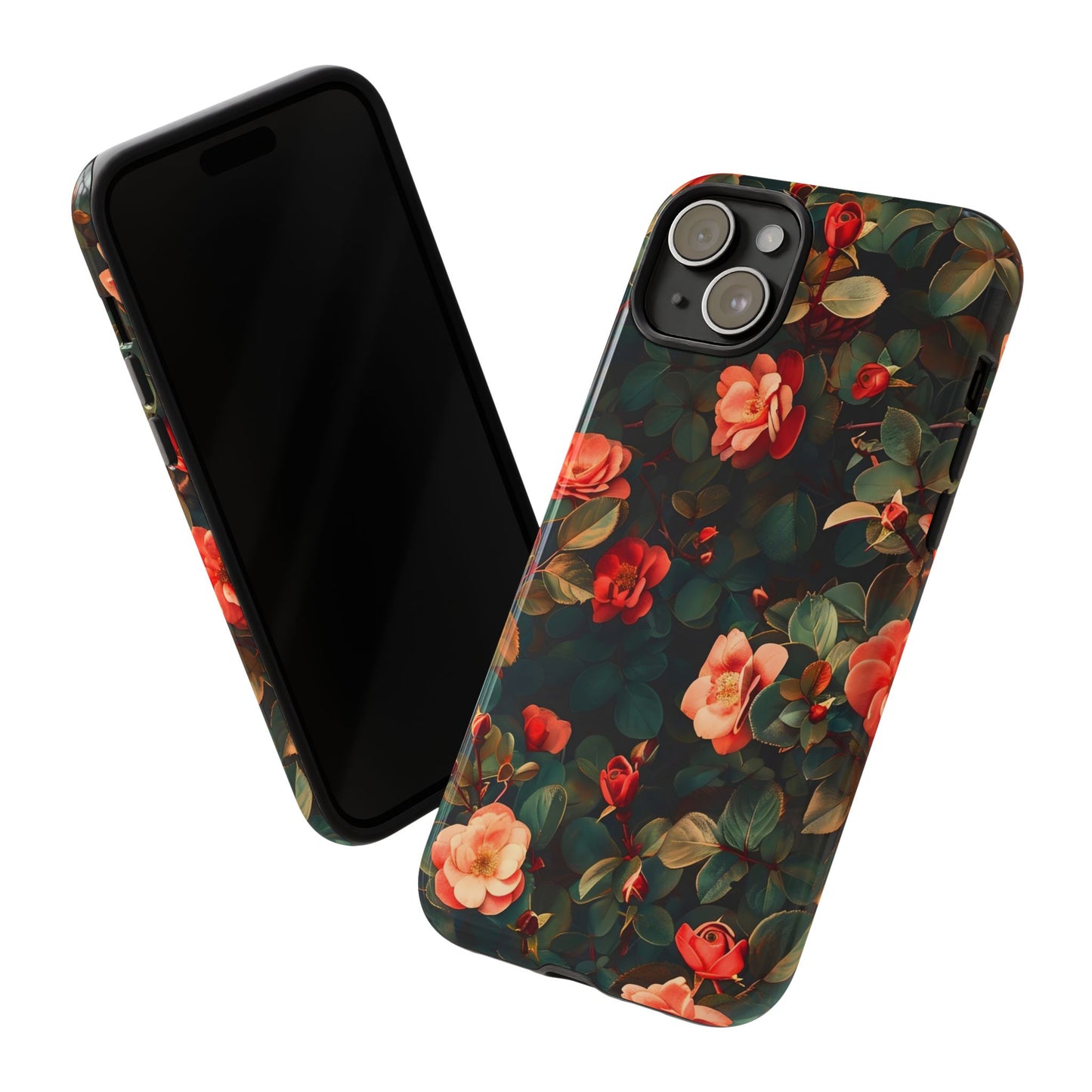 Floral Phone Case - Elegant Floral Design, Tough Protective Case, Perfect Gift for Her, Trendy Phone Accessories, Mother’s Day, Birthday