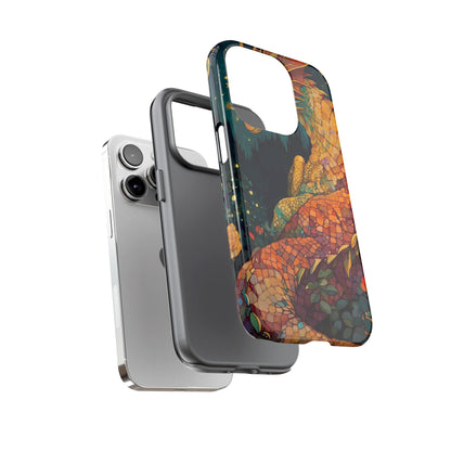 Dragon Art Phone Case, Tough Phone Cover, Fantasy Gift, Unique Mobile Accessory, Dragon Lover Gift, Stylish Protection