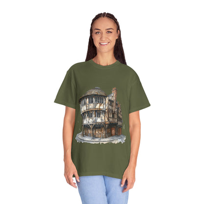 Unisex Garment-Dyed T-shirt - Cheers to Tradition - The Classic British Pub