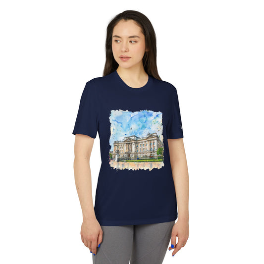 Adidas Unisex Sport T-Shirt - Architectural Art Design - British Nature - Scenic Landscapes and Natural Beauty