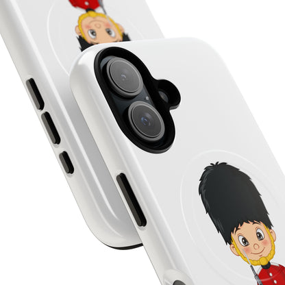 Cute Royal Guard Magnetic Phone Case, Kid's Phone Cover, Tough Magnetic Cases, Unique Gift for Kids, Birthday Gift Ideas