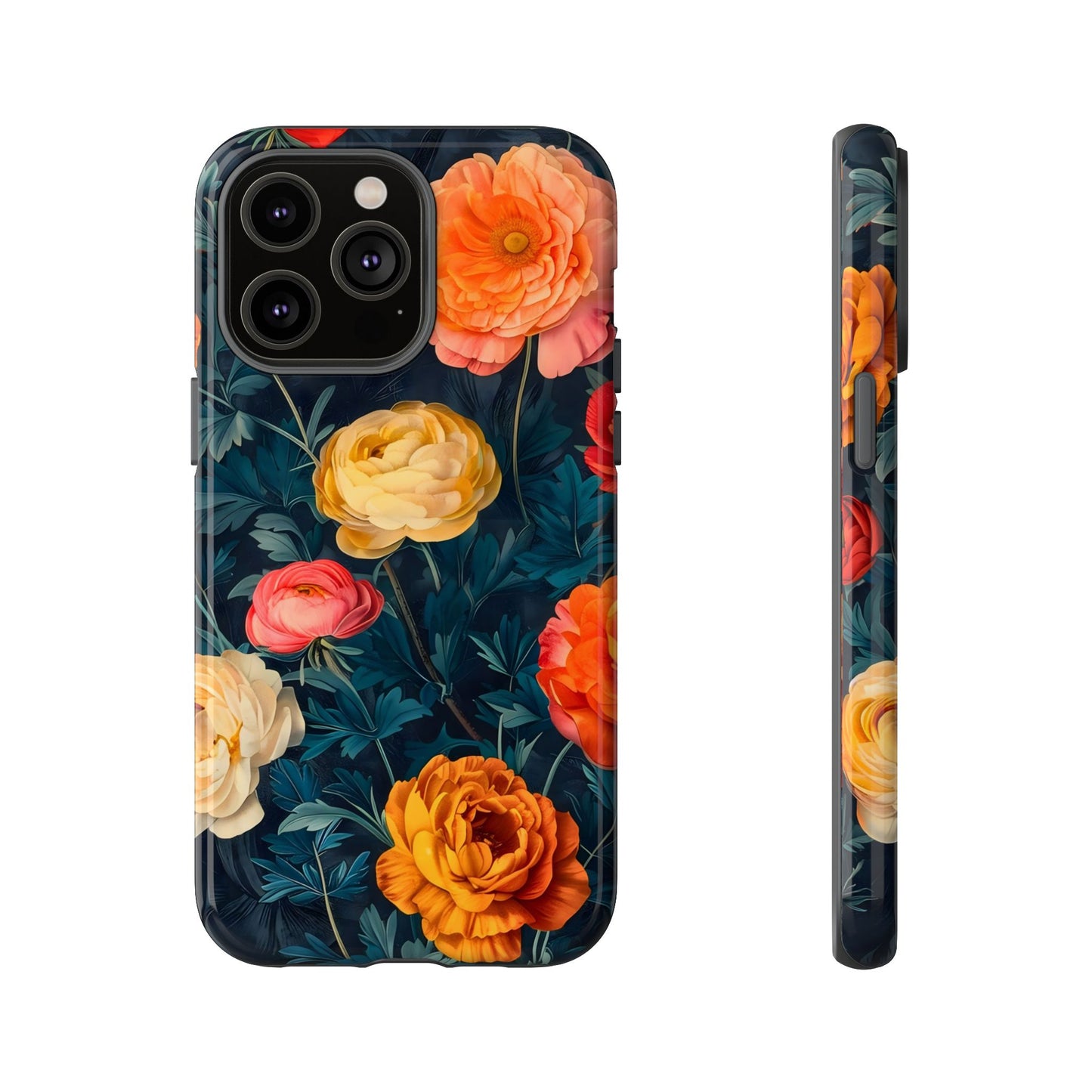 Floral Phone Case, Tough Cases for Phone Protection, Gift for Flower Lovers, Floral Designs, Spring Decor