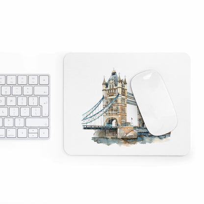 London Bridge Mouse Pad, Artistic Desk Accessory, Office Decor, Gift for Travelers, Home Office, Gamer Decor, Unique Gift