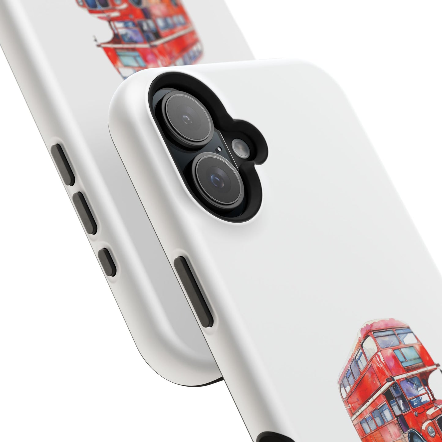 Stylish Magnetic Phone Cases | London Bus Design, Unique Gift for Travelers, Durable Protection, Trendy Accessories, Phone Covers