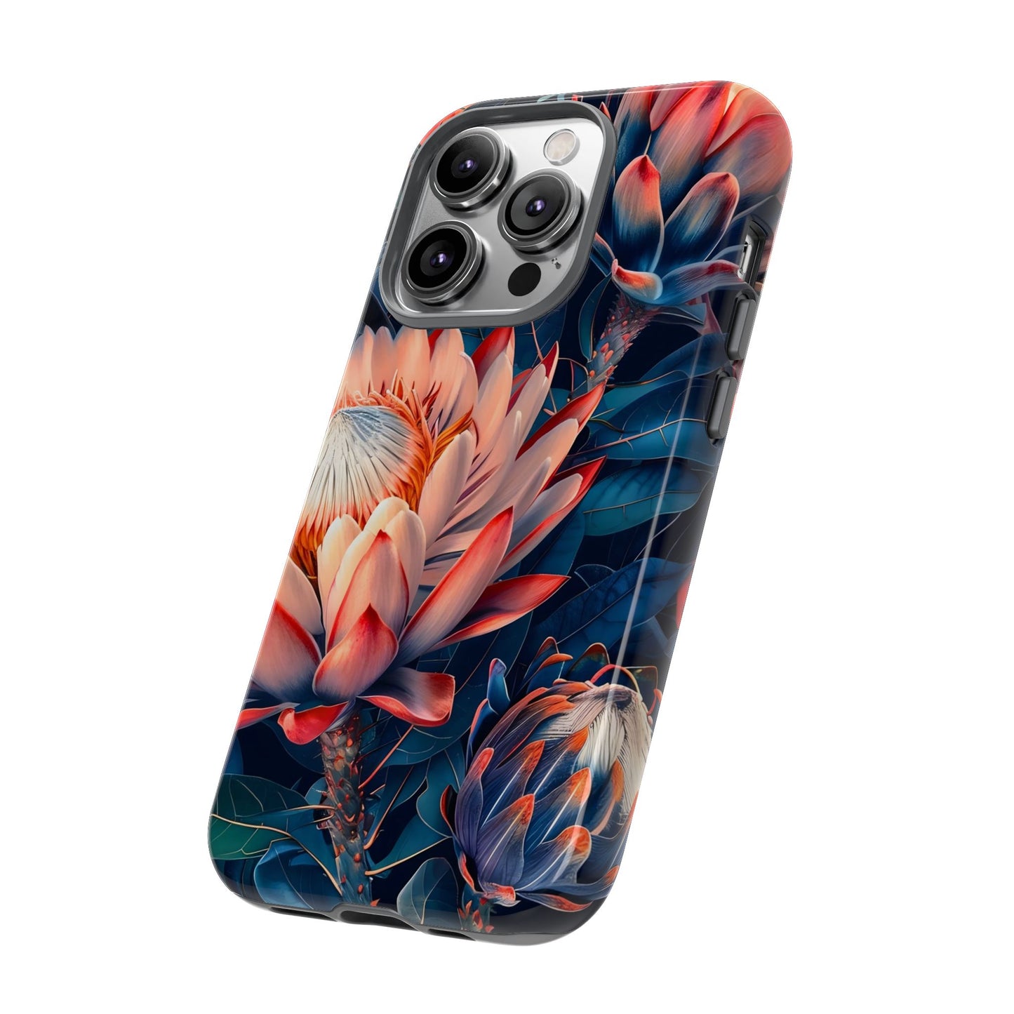 Floral Phone Case | Tough Cases, Floral Design, Phone Accessory, Gift for Her, Customizable Case, Nature Lover Gift