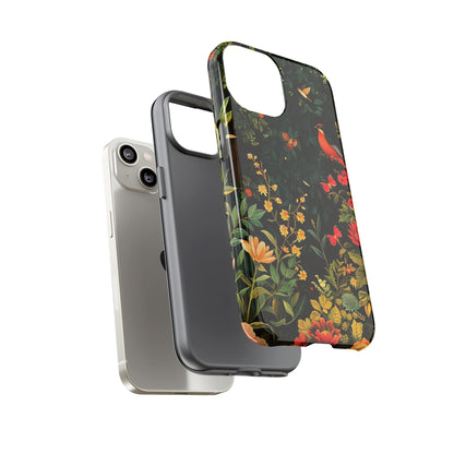 Floral Tough Phone Case, Nature-Inspired Design, Ideal for Garden Lovers, Gift for Birthdays, Christmas, Eco-Friendly Accessory