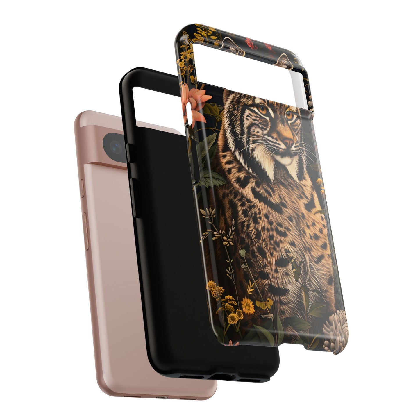 Wildlife Phone Case with Lynx Design, Tough Cases, Animal Lovers Gift, Nature Inspired Accessories, Unique Tech Protection