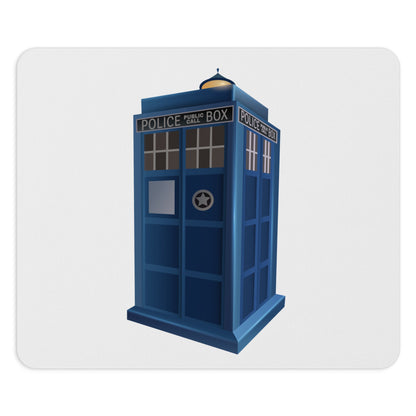 Doctor Who Police Box Mouse Pad - Geeky Desk Accessory, Sci-Fi Fan Gift, Gaming Mousemat, Office Decor, Unique Gift Idea