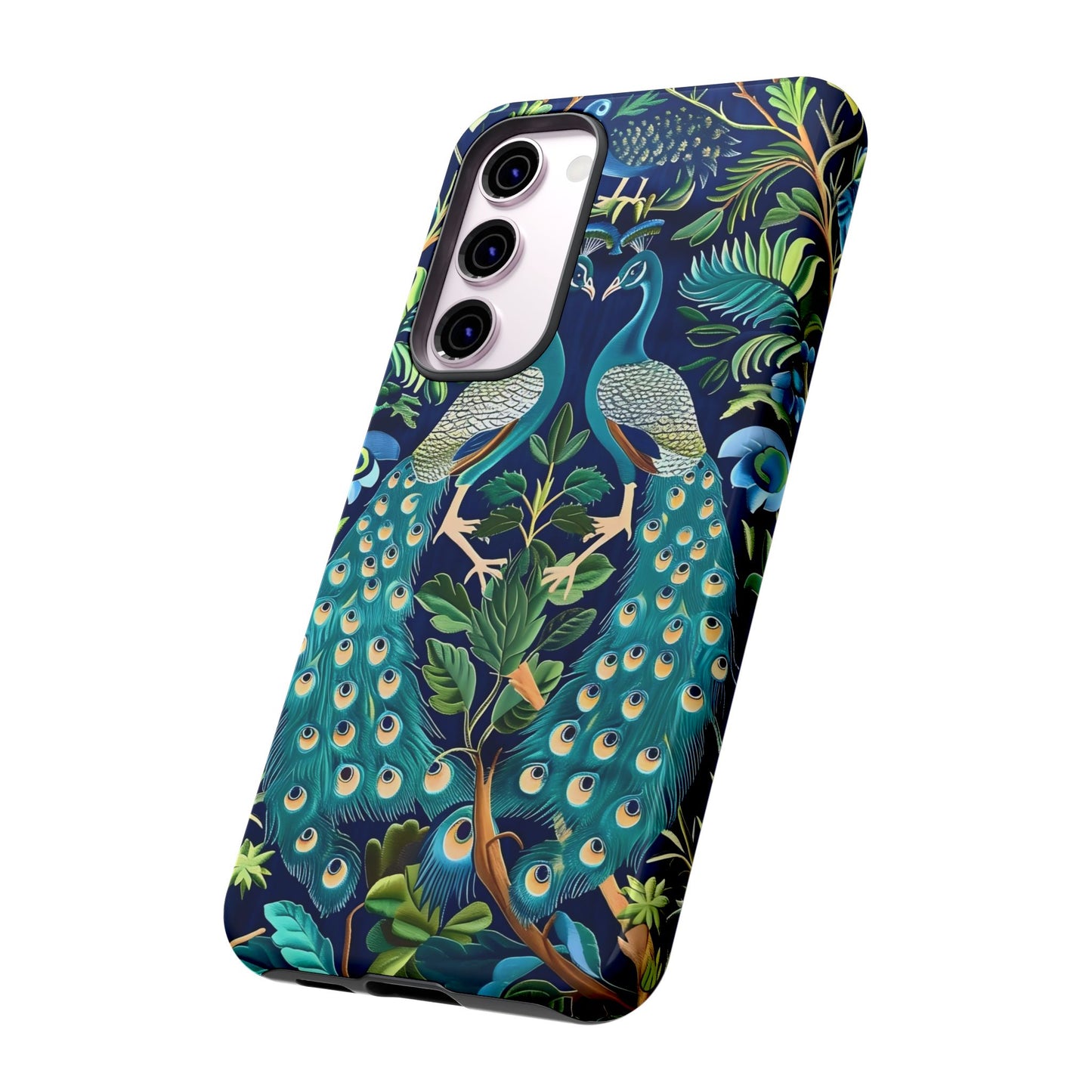 Peacock Tough Phone Case - Colorful Protective Cover, Nature Lover Gift, Stylish Accessory for Celebrations