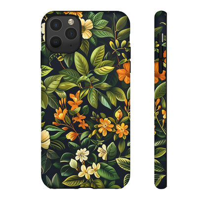 Floral Phone Case - Nature-Inspired Tough Cases for Everyday Use, Gift for Nature Lovers, Phone Protection, Unique Design
