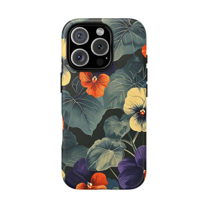 Tough Cases Floral iPhone Case, Tough Phone Cover, Stylish Floral Design, Gift for Her, Summer Vibe, Durable Protective Case