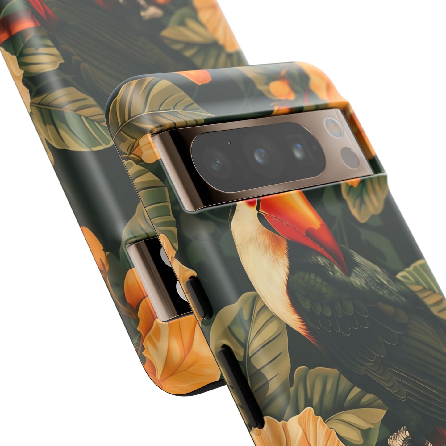 Tropical Toucan Phone Case, Exotic Bird Cover, Nature Lover Gift, Eco-Friendly Design, Customizable Tech Accessory