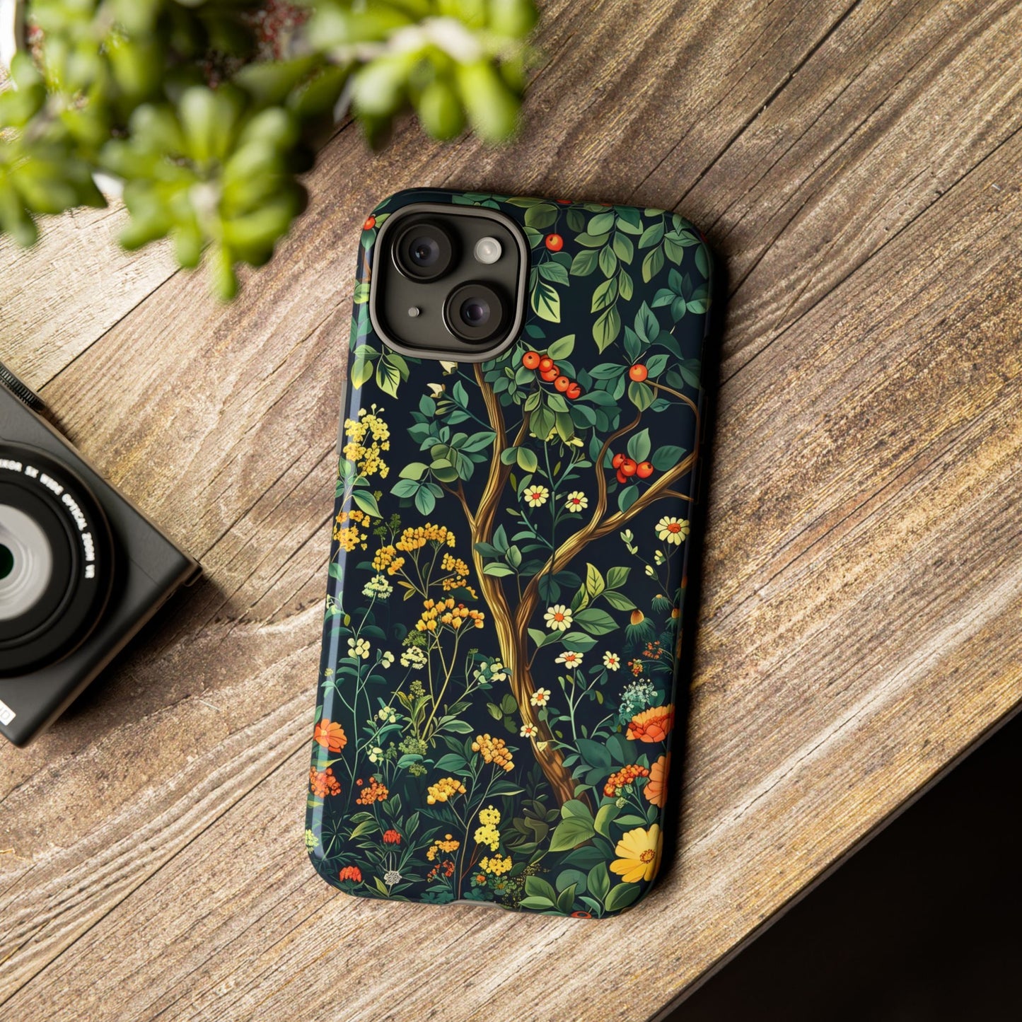 Floral Phone Case - Tough Cases, Colorful Nature Design, Gift for Flower Lovers, Phone Accessory, Unique Cell Phone Cover